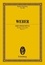 Carl maria von Weber - Eulenburg Miniature Scores  : Der Freischütz - Ouverture pour l'opéra. op. 77. WeV C.7. orchestra. Partition d'étude..