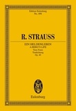 Richard Strauss - Eulenburg Miniature Scores  : Ein Heldenleben - Poème symphonique. op. 40. TrV 190. orchestra. Partition d'étude..