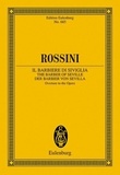 Giovacchino Rossini - Eulenburg Miniature Scores  : The Barber of Seville - Ouverture pour l'opéra. orchestra. Partition d'étude..