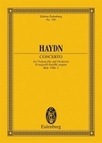 Joseph Haydn - Eulenburg Miniature Scores  : Concert Ré majeur - op. 101. Hob. VIIb: 2. cello and orchestra. Partition d'étude..