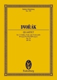 Antonín Dvořák - Eulenburg Miniature Scores  : Quatuor à cordes Mib majeur - op. 51. B 92. string quartet. Partition d'étude..