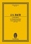 Johann sebastian Bach - Eulenburg Miniature Scores  : Concerto do majeur - after the lost concerto for 2 violins or oboe and violin. BWV 1060. 2 harpsichords and strings. Partition d'étude..