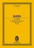 Joseph Haydn - Eulenburg Miniature Scores  : Quatour à cordes Sib majeur - op. 2/6. Hob. III: 12. string quartet. Partition d'étude..