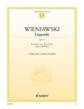Henryk Wieniawski - Légende - op. 17. violin and piano. Edition séparée..