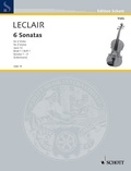 Jean-marie Leclair - Edition Schott  : Six Sonatas - Sonatas 1-3. op. 12. 2 violas. Partition d'exécution..