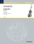 Carl philipp Stamitz - Edition Schott  : Six Duets - No. 4-6. 2 violas. Partition d'exécution..