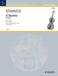 Carl philipp Stamitz - Edition Schott  : Six Duets - No. 4-6. 2 violas. Partition d'exécution..
