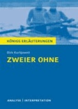Zweier ohne von Dirk Kurbjuweit - Textanalyse. Baden-Württemberg 2014 - Alle erforderlichen Infos für den Realschulabschluss - Lektürehilfe + Prüfungsaufgaben mit Musterlösungen.
