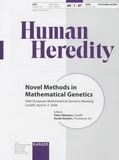 Peter Holmans - Human heredity Volume 64 N° 1, 2007 : Novel Methods in Mathematical Genetics.