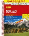 MARCO POLO Reiseatlas Alpen / Norditalien 1 : 300.000 - Mit landschaftlich schönen Strecken und Sehenswürdigkeiten. Übersichtskarte zum Ausklappen, Entfernungstabelle, Ortsregister, 22 Citypläne, Europateil.