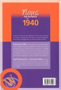 Nous, les enfants de 1940. De la naissance à l'âge adulte 14e édition