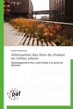 Amélie Parmentier - Atténuation des îlots de chaleur en milieu urbain - Développement d'un outil d'aide à la prise de décision.