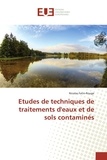 Nicolas Fatin-Rouge - Etudes de techniques de traitements d'eaux et de sols contaminés.