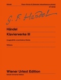 George frédérique Händel - Keyboard Works - Selected miscellaneous pieces. Edited from autographs, manuscript copies and printed editions. piano (harpsichord)..