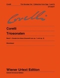 Arcangelo Corelli - Sonates en trio - Editées d'apres les sources. op. 1 und op. 3. 2 violins, organ (harpsichord/piano), cello (violone (double bass)/theorbo/lute)..