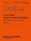 Carl Philipp Emanuel Bach - Sonatas - Sonatas Wq 75–78, Arioso Wq 79, Fantasie Wq 80. violin and harpsichord (piano)..