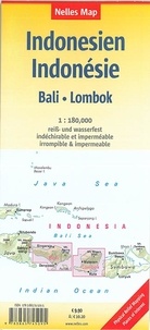 Indonésie, Bali, Lombok. 1/180 000
