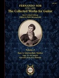 Fernando Sor - Collected Works for Guitar Vol. 2 - Easy to Intermediate Studies. guitar..