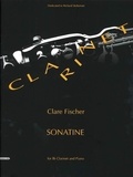 Clare Fischer - Sonatine - clarinet and piano. Partition et partie..