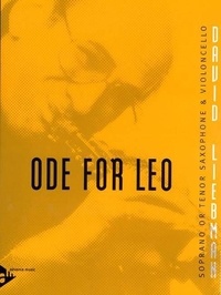 David Liebman - Ode for Leo - saxophone (S/T) and cello. Partition d'exécution..