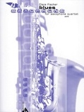 Clare Fischer - Blues - 4 saxophones (SATBar). Partition et parties..