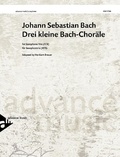Johann sebastian Bach - Drei kleine Bach-Choräle - Adapted By Heribert Breuer. 3 saxophones (ATBar). Partition et parties..