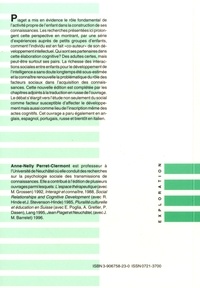 La construction de l'intelligence dans l'interaction sociale 5e édition