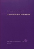 Alain Vergnioux - Le sens de l'école et la démocratie.