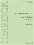Viktor Fenigstein - Vier Rufspiele - flute and piano..