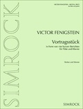 Viktor Fenigstein - Vortragsstück - in Form von vier kurzen Berichten. flute and piano..