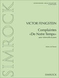 Viktor Fenigstein - Complaintes "De Notre Temps" - cello and piano..