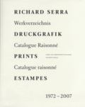 Silke von Berswordt-Wallrabe - Richard Serra - Catalogue raisonné Estampes 1972-2007.