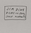 Jim Dine - 3 cats and a dog self portrait - Limited edition of 50 sets.