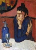 Mikhail German - Pablo Picasso - The Absinthe Drinker.