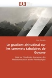 César Delnatte - Le gradient altitudinal sur les sommets tabulaires de Guyane - Basé sur l'étude des Arecaceae, des Melastomataceae et des Ptéridophytes.