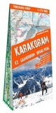  XXX - Karakoram K2, Gasherbrum, Broad Peak 1/175 000 (carte grand format laminée trekking tQ) - Anglais.