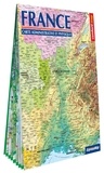  Express Map - France, carte administrative et physique - 1/1 500 000.