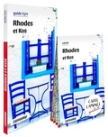  Express Map - Guide light Rhodes et Kos - Avec une carte laminée.