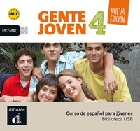  Difusion - Gente Joven 4 - Curso de espanol para jovenes. 1 Clé Usb