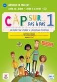 Amandine Demarteau et Aurore Jarlang - Cap sur... Pas à pas 1 A1.1 - Livre de l'élève + cahier d'activités + fichiers MP3. Edition hybride.