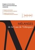 Amélie De las Heras et Florian Gallon - Mélanges de la Casa de Velazquez Tome 49 N° 1, avril 2019 : Exégèse et lectio divina dans la péninsule ibérique médiévale.