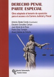 Antonio Zarate Conde et Eleuterio Gonzalez Campo - Derecho penal - Parte especial.