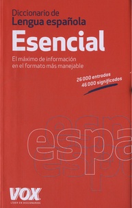  Vox - Diccionario de lengua española esencial.