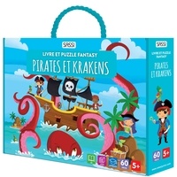  Aa.vv. - Livre et puzzle fantasy. Pirates et krakens.