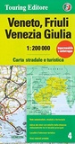  Touring Club Italiano - Veneto, Friuli, Venezia Giulia - 1/200 000.
