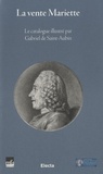 Gabriel de Saint-Aubin - La vente Mariette - Le catalogue illustré par Gabriel de Saint-Aubin.