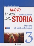  Mondadori - Nuovo Le basi della storia - Volume 3, Il Novecento e la società contemporanea.