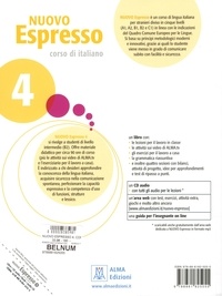 Nuovo Espresso 4, corso di italiano. Libro dello studente e esercizi  avec 1 CD audio
