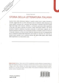 Storia della letteratura italiana. Il Novecento e il nuovo millennio