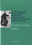 Stella Retali-Medori - Actes du colloque de lexicographie dialectale et étymologique en l’honneur de Francesco Domenico Falcucci.